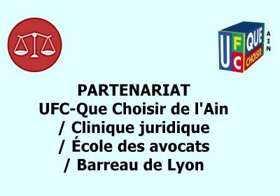 Un nouveau partenariat pour l&rsquo;UFC-Que Choisir de l&rsquo;Ain