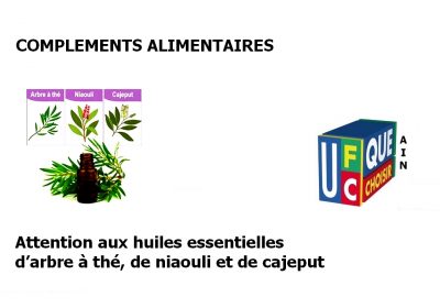 Attention aux huiles essentielles d’arbre à thé, de niaouli et de cajeput