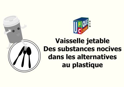 Vaisselle jetable : des substances nocives dans les alternatives au plastique