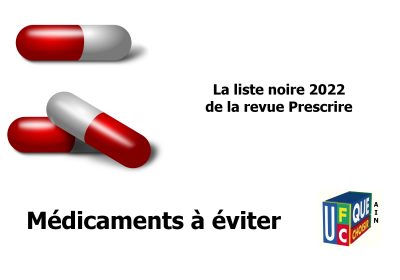 Médicaments à éviter