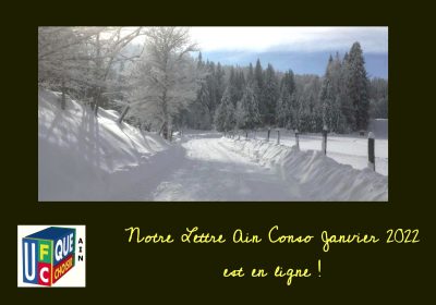 Notre première « Lettre Ain Conso » de l&rsquo;année 2022 !