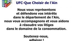 Rejoignez l’UFC-Que Choisir de l’Ain !