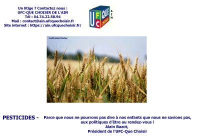 Pesticides – Eau secours !
