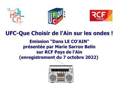 Présentation de notre association à la radio
