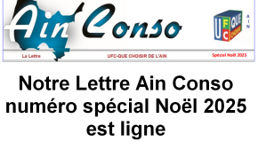 Lettre Ain Conso Noël 2025