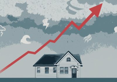 Infographie montrant la hausse de 30% des assurances habitation en France entre 2024 et 2026